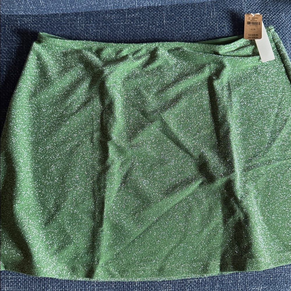 PINK Victoria's Secret Green Mini Skirt